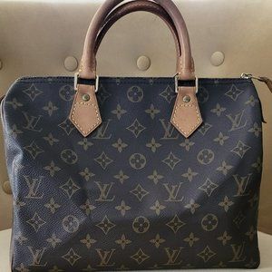 Authentic Louis Vuitton Monogram Speedy 30